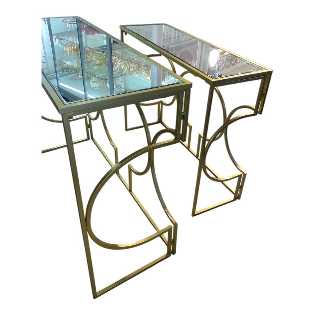 CONSOLA METALICA X2 PZ. 102X36X78CM, Y 90X30X72CM