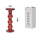 CANDELABRO DE VIDRIO ROJO REF:ES27939 