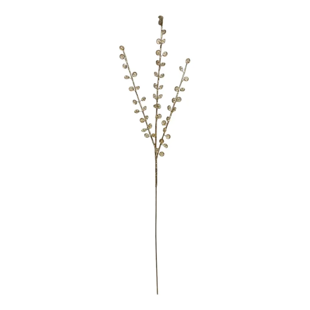 RAMA CRISTALES ACRILICOS CHAMPAGNE 70CM 