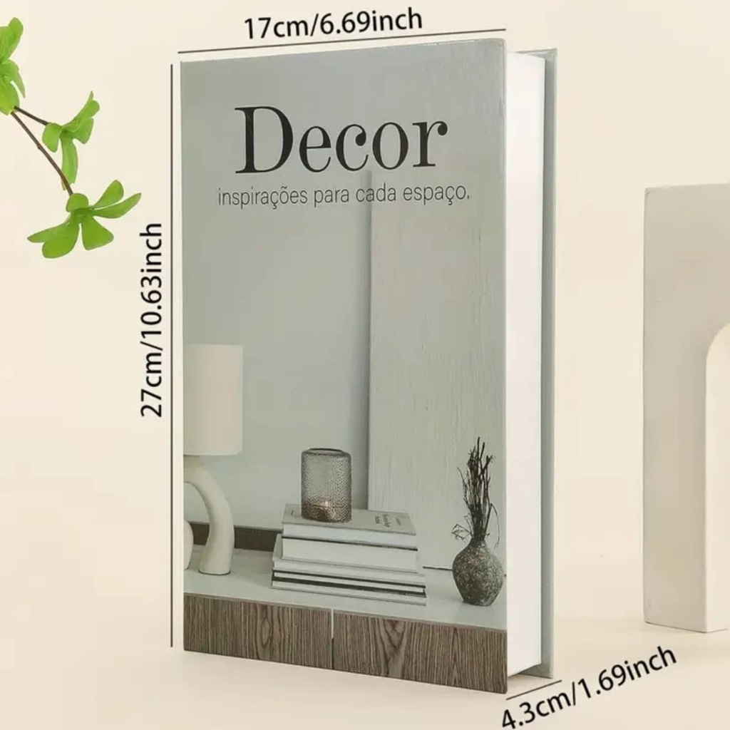 LIBRO DECORATIVO 27X17X4.5CM