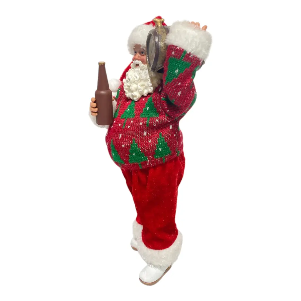 NOEL PINTOR EN BANCO 12X13X20CM