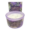 VELA PERFUMADA SURT 4 CON CANDELABRO DE VIDRIO 10X6CM C/U