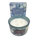 VELA PERFUMADA SURT 4 CON CANDELABRO DE VIDRIO 10X6CM C/U