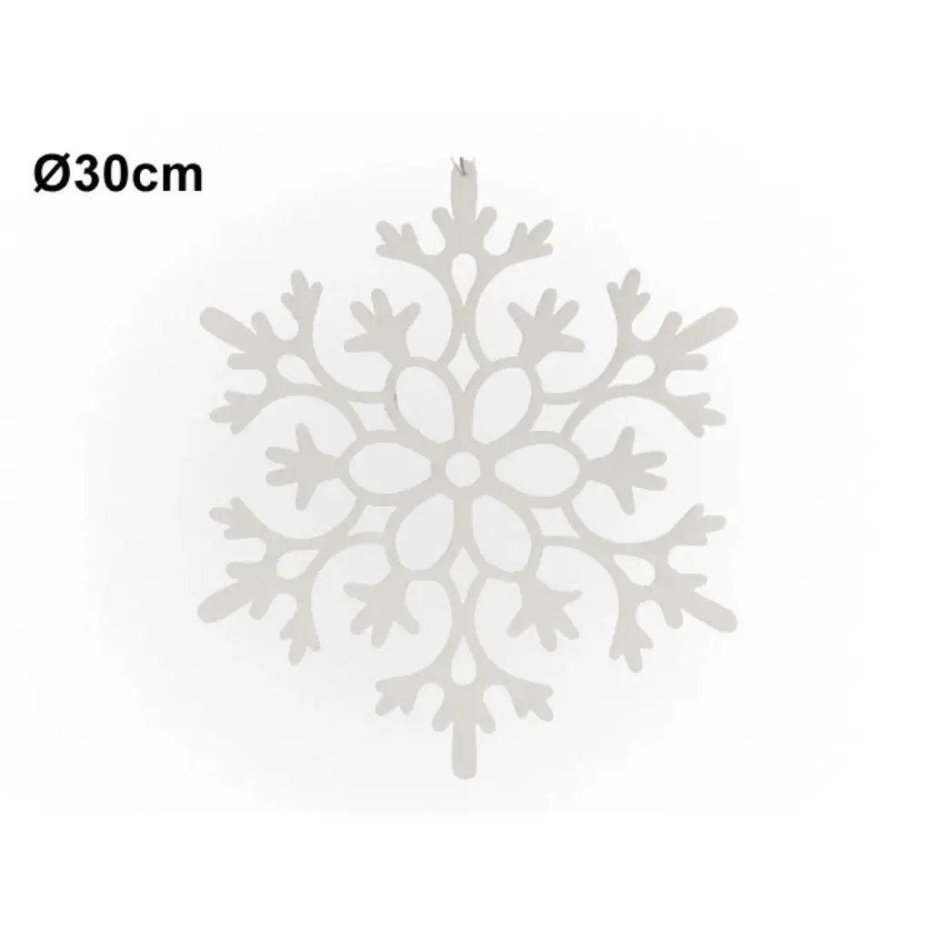 COLGANTE NAVIDEÑO COPO DE NIEVE REF:D11-21CT017 Ø41CM 