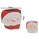 MACETA NAVIDEÑA CEMENTO REF:TG162251BC 12X12X11CM