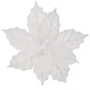 FLOR NAVIDEÑA BLANCA 28CM