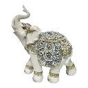 ELEFANTE DECOR POLIRESINA 22X8X19CM