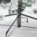 ARBOL DE NAVIDAD TRADICIONAL 3PVC NEVADO AMERICANO 240CM 0528