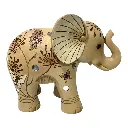 ELEFANTE POLIRESINA MOCCA 26X13X22CM