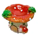 CASITA HONGO/RANAS POLIRESINA 18X18X18CM