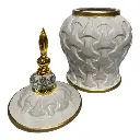 TIBOR BLANCO/DORADO DE PORCELANA 15X30CM