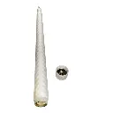 VELA LED LARGA A PILAS 2X27CM C/U  