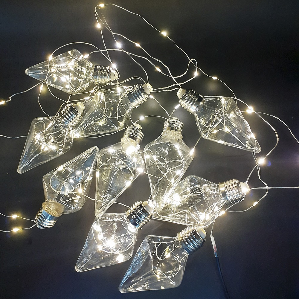 LUZ LED DE DIAMANTE MULTICOLOR 10L