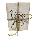 LIBRO DECORATIVO DE MADERA VINTAGE 21X15X8CM