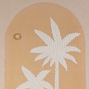 CUADRO AL OLEO C/MARCO PALMERAS 70X110CM