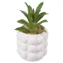 SUCULENTA ARTF. EN MACETA CERAMICA REF:ES22759 8X15CM  