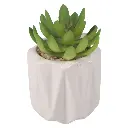 SUCULENTA ARTF. EN MACETA CERAMICA REF:ES22771 8X13CM 