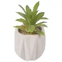 SUCULENTA ARTF. EN MACETA CERAMICA REF:ES22771 8X13CM 