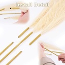 RAMA PAMPA BEIGE MINIMALISTA 110CM