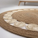 ALFOMBRA TEJIDA RUSTICA DIAMETRO 150CM