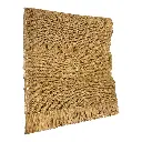 CAMINO DE MESA CAQUI TEJIDO RUSTICO 120X30.5CM