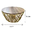 SET DE 3 CANASTAS TIPO MESA CON TAPA MADERA Y ESTRUCTURA DE HIERRO, TEJIDO NATURAL. REF:PT151-029 30X39CM, 35X44CM, 40X48CM 