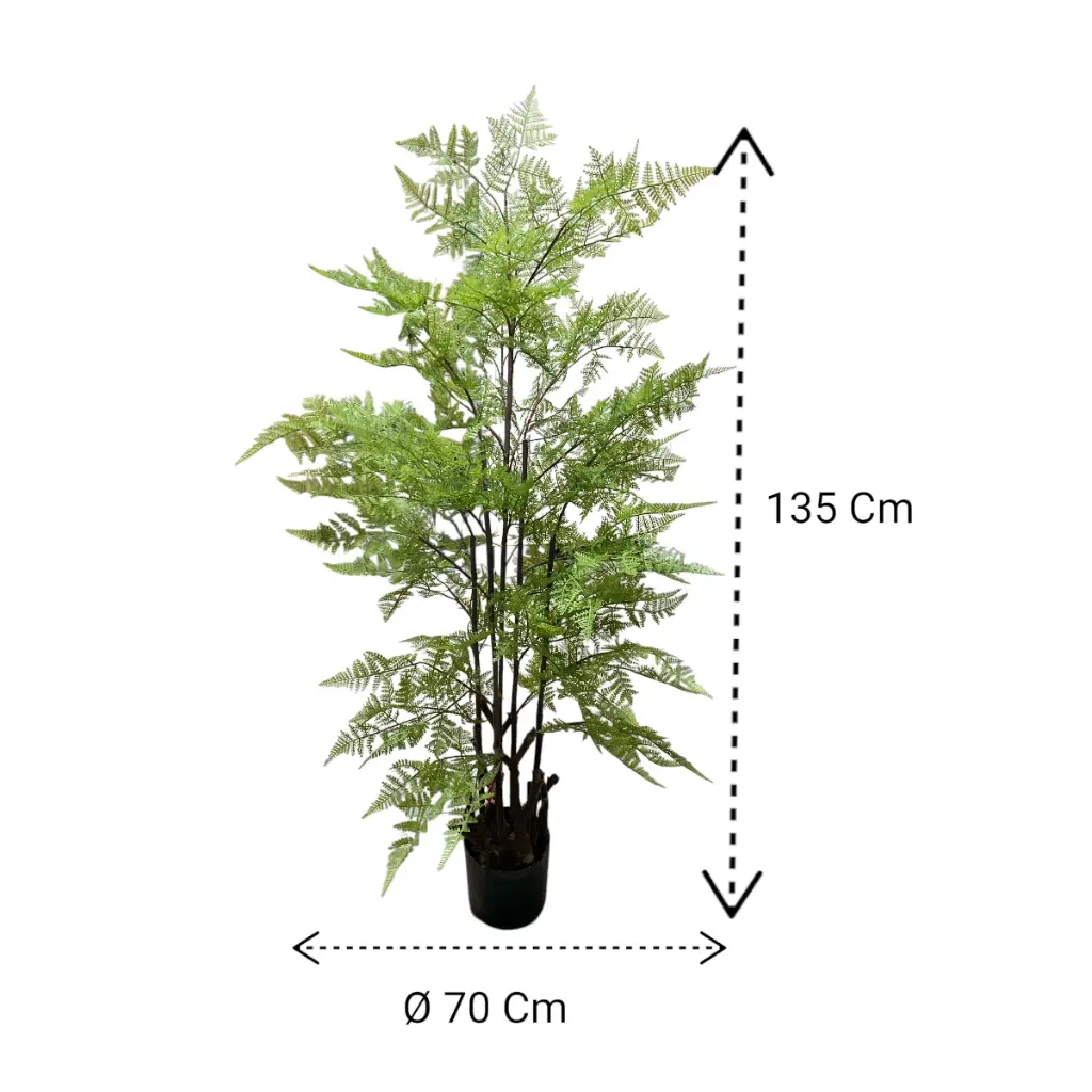 HELECHO ARTF. CON MACETA 115X65CM