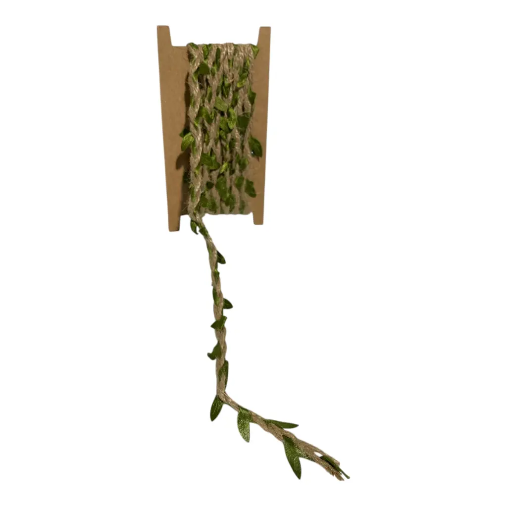 CORDON TRENZADO YUTE HOJAS REF:IC83354775