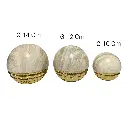 ESFERAS CENTRO DE MESA MARMOLEADAS/DORADO Ø14CM, Ø12CM, Ø10CM