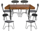 JUEGO DE COMEDOR 6PUESTOS REF:LY-N0980 (1MESA+6SILLAS)