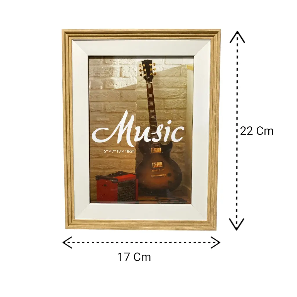 PORTA RETRATO CAFE MADERADO 6X8", 15X20CM