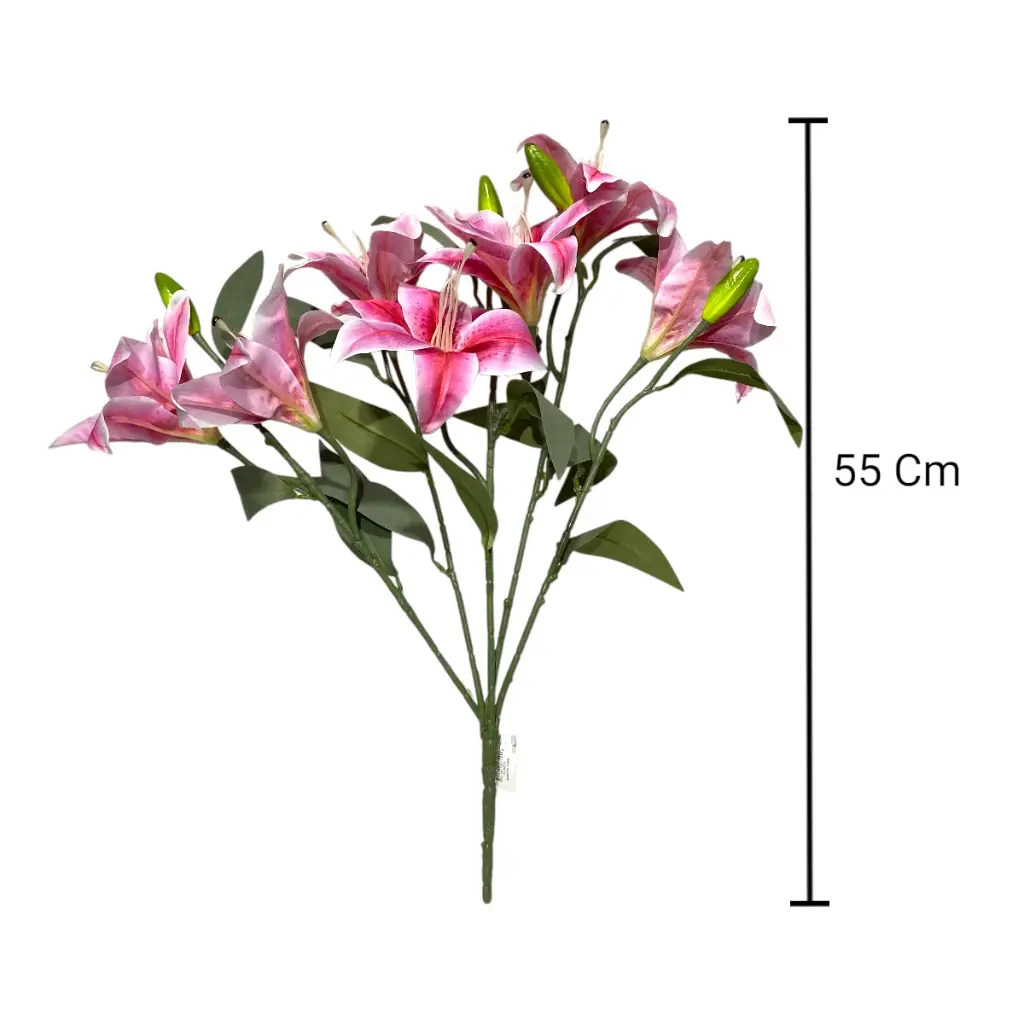 RAMO DE LIRIOS ARTF. 55CM