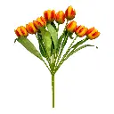 RAMO ARTF. TULIPAN ROSADO 9 BOTNES  44CM