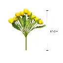 RAMO ARTF. TULIPAN ROSADO 9 BOTNES  44CM