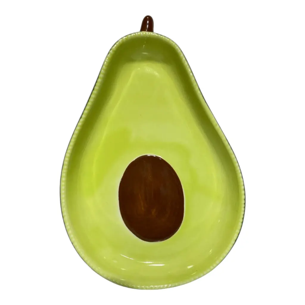 BANDEJA PORCELANA AGUACATE REF:SAN5525/99095 14.5X21.5X2.5CM