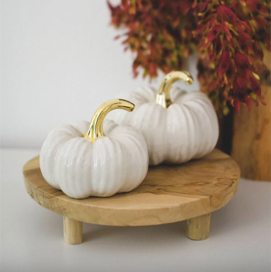 CALABAZA DE PORCELANA 15X15X12CM