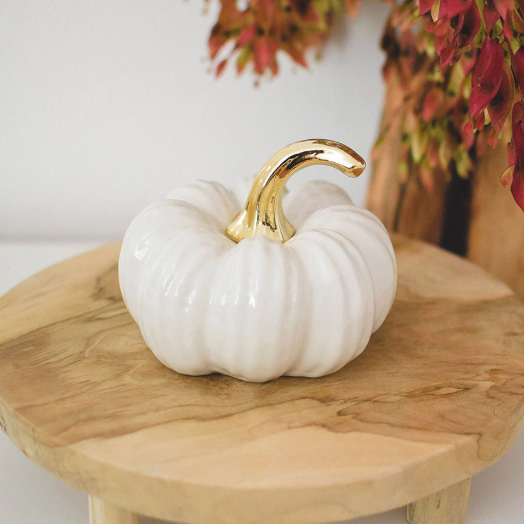 CALABAZA DE PORCELANA 12X12X10CM