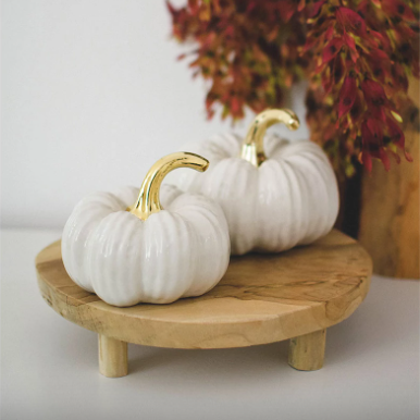 CALABAZA DE PORCELANA 12X12X10CM