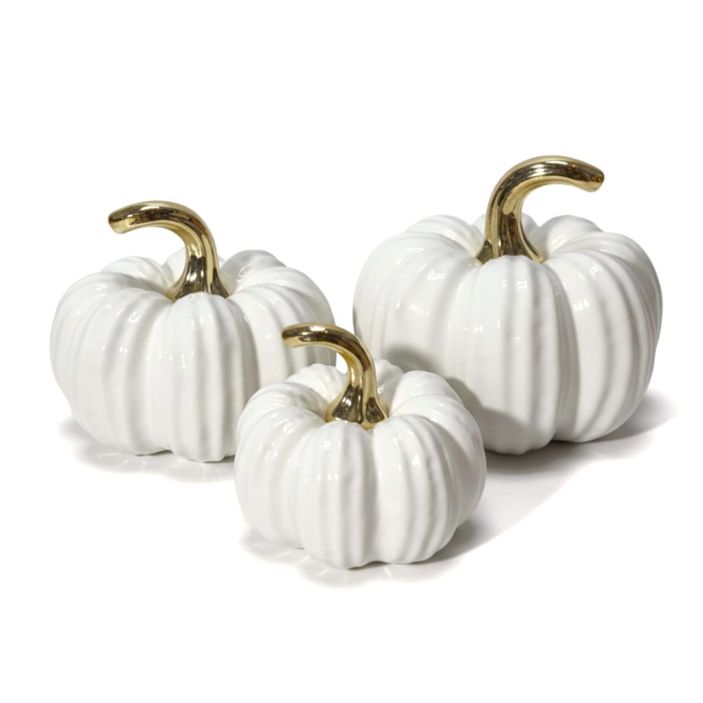 CALABAZA DE PORCELANA 18X18X13CM