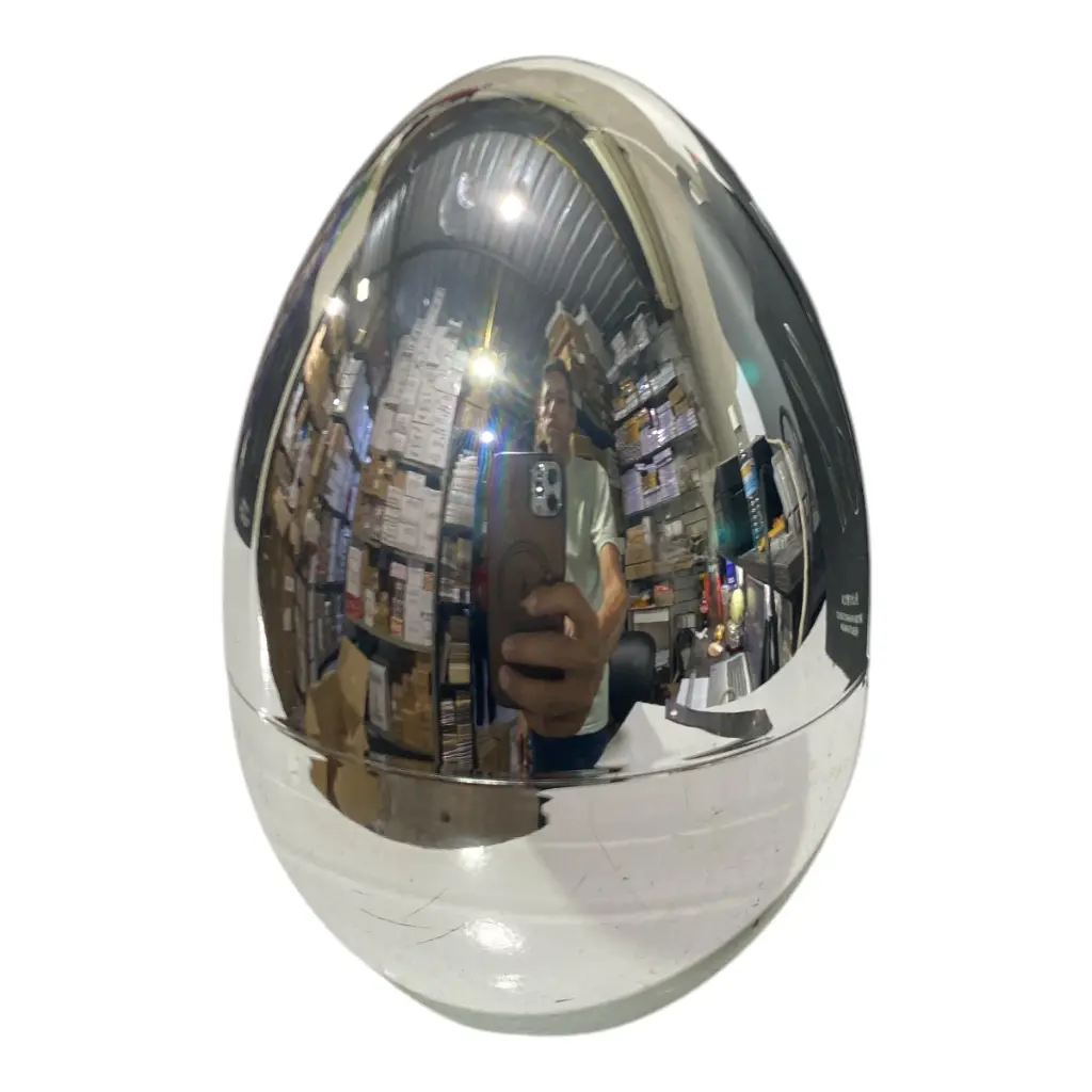 CUCHARITAS SETX6 HUEVO PLATEADO