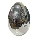 CUCHARITAS SETX6 HUEVO PLATEADO