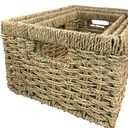 SET DE 3 CANASTAS 39X26X18, 34X22X16, 30X18X14CM