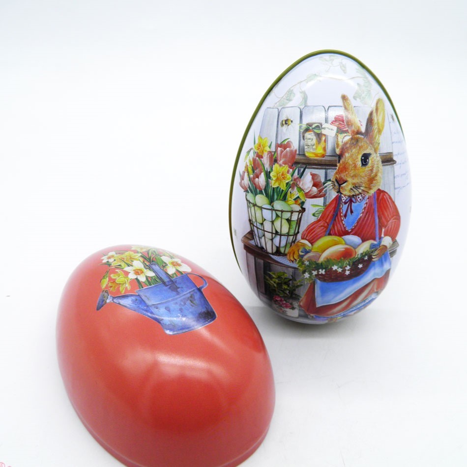 HUEVO DE PASCUA METALICO 5X5.5X6.5