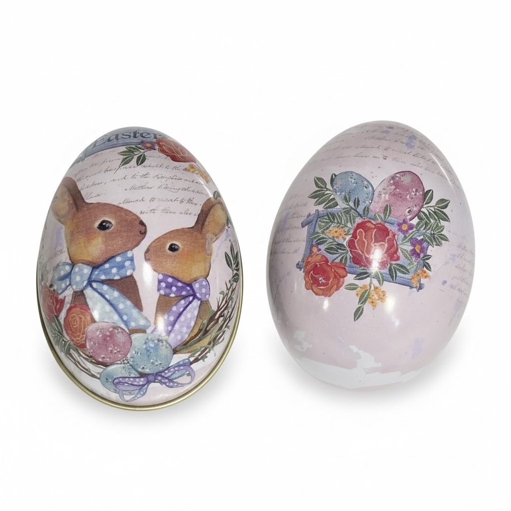 HUEVO DE PASCUA METALICO 5X5.5X6.5