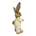 CONEJO PASCUA YUTE/TELA 14X16X45CM