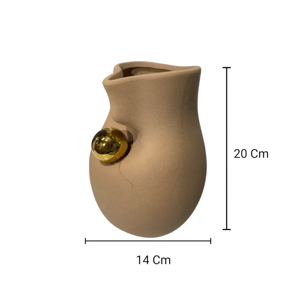 FLORERO COLORES SURTIDOS CERAMICA Ø14X20CM