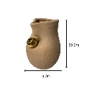 FLORERO COLORES SURTIDOS CERAMICA Ø14X20CM