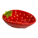 MINI POZUELO FRUTILLA, PORCELANA 11X13.5X4CM