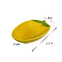 MINI BANDEJA MAZORCA, PORCELANA 8X12X3CM