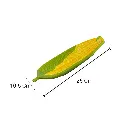 BANDEJA MAZORCA MAIZ DE PORCELANA 14X31X3.5CM